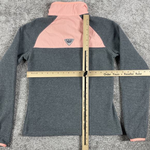 Columbia 1/4 Snap Pullover Womens Extra Small Fleece Performance Fishing PFG - Picture 12 of 16